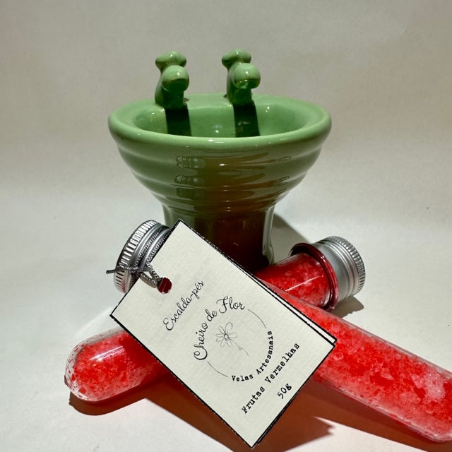 Escalda Pés com Essências - Frutas Vermelhas - Cheiro de Flor