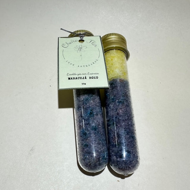 Escalda Pés com Essências - Maracujá Roxo - Cheiro de Flor