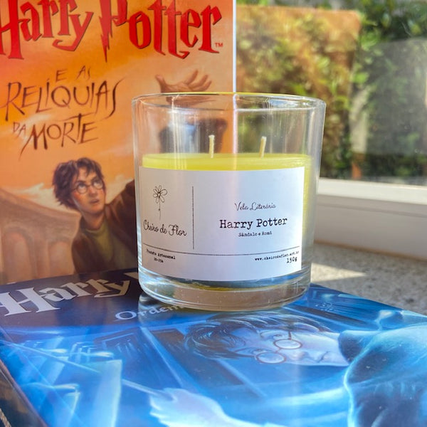 Vela Aromática Literária - Harry Potter - Cheiro de Flor