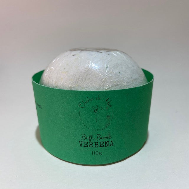 Bomba de baño con aroma a flores de verbena