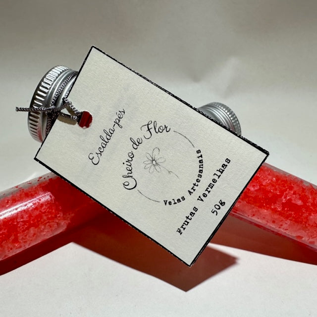 Escalda Pés com Essências - Frutas Vermelhas - Cheiro de Flor