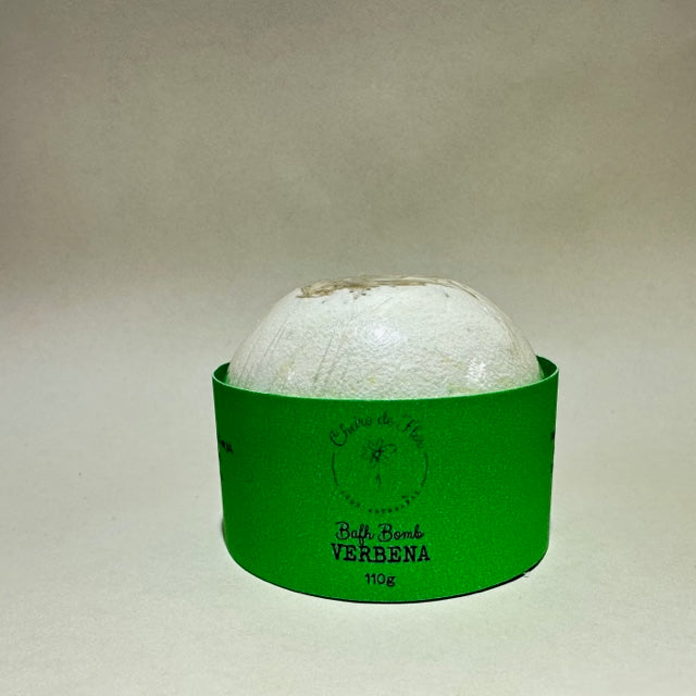 Bomba de baño con aroma a flores de verbena