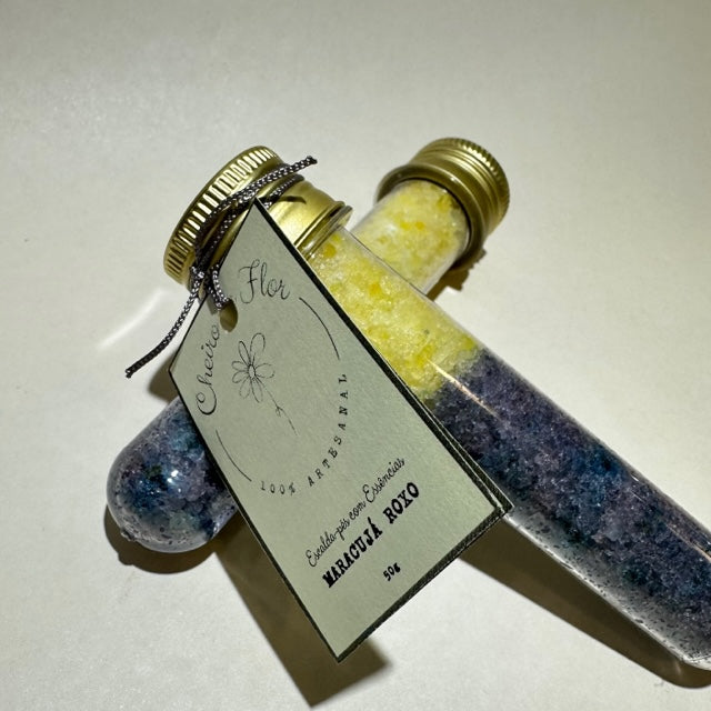 Escalda Pés com Essências - Maracujá Roxo - Cheiro de Flor