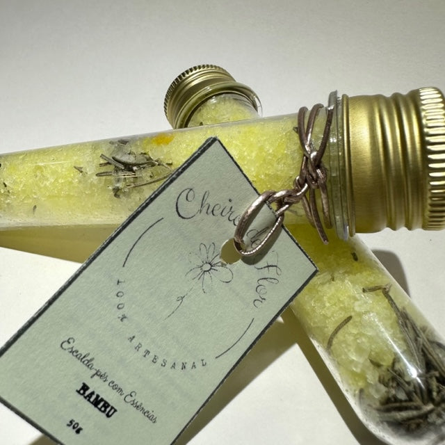 Foot Bath with Essences - Bamboo - Flower Scent