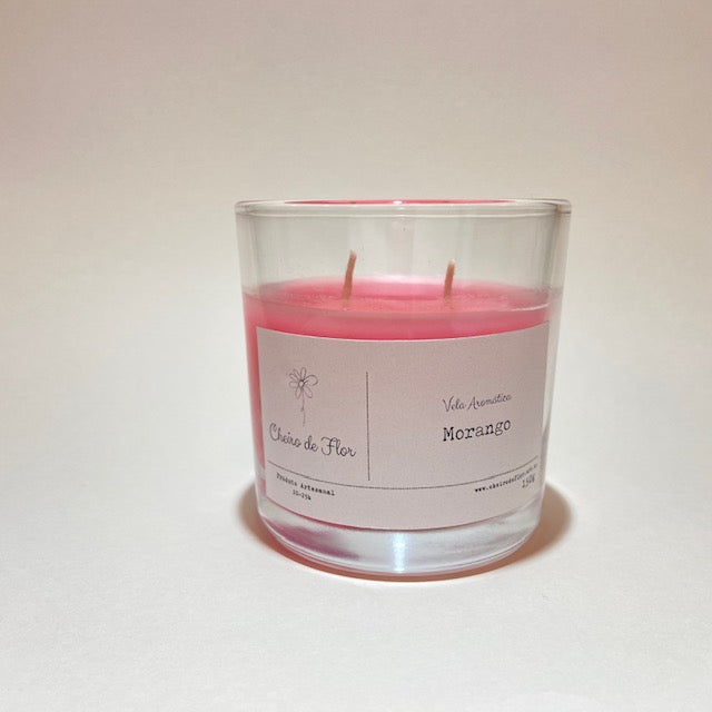 Scented Candle - Strawberry - Flower Scent