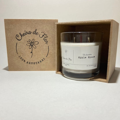 Scented Candle - Apple Spice - Flower Scent 