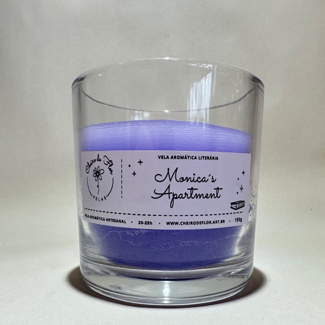 Literary Scented Candle - Monica's Apartment - Friends TV Series - Smell of Flowers 