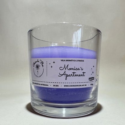 Literary Scented Candle - Monica's Apartment - Friends TV Series - Smell of Flowers 