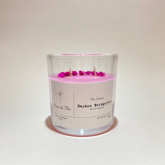 Literary Scented Candle - Bridgerton Daphne Bridgerton - Smell of Flower 