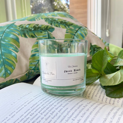 Literary Scented Candle - Twilight - Jacob Black - Scent of Flower 