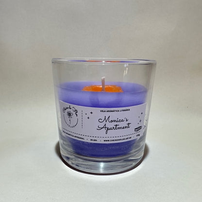 Literary Scented Candle - Monica's Apartment - Friends TV Series - Smell of Flowers 