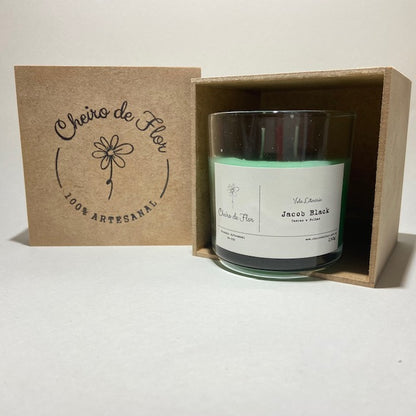 Literary Scented Candle - Twilight - Jacob Black - Scent of Flower 