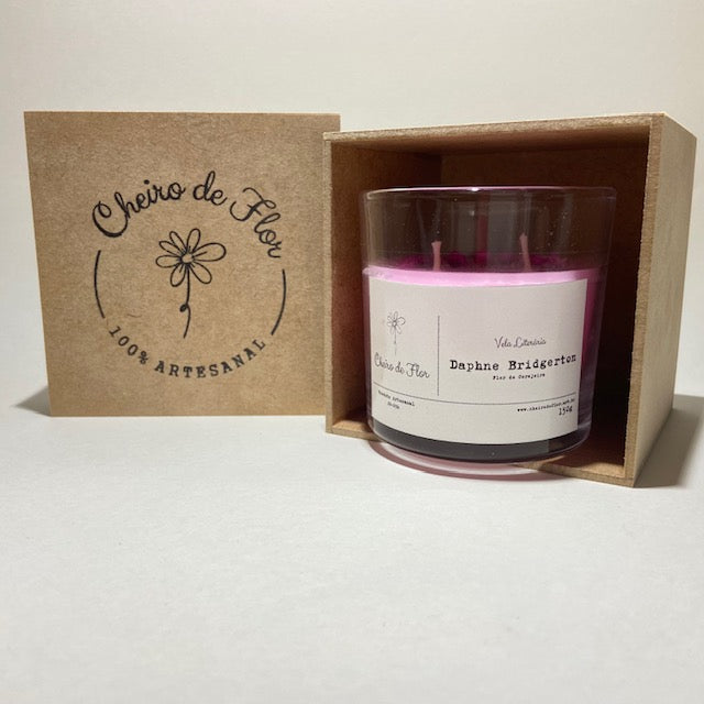 Literary Scented Candle - Bridgerton Daphne Bridgerton - Smell of Flower 