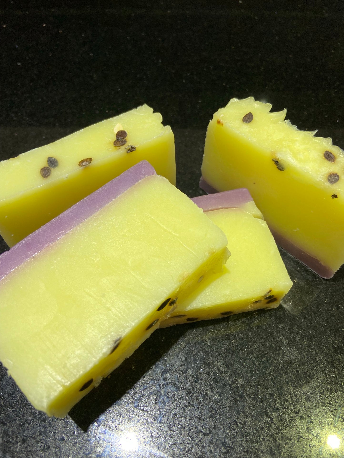 Handmade Bar Soap - Purple Passion Fruit - Flower Scent 