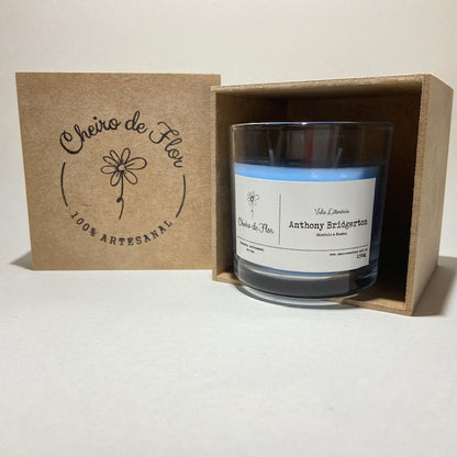 Literary Scented Candle - Bridgertons - Anthony Bridgerton - Smell of Flower 