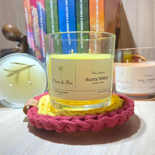 Kit Velas Aromáticas Literárias Harry Potter - Cheiro de Flor