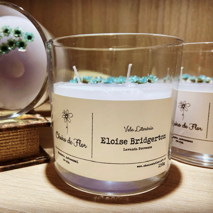 Literary Scented Candle - Bridgerton Eloise Bridgerton - Smell of Flower 