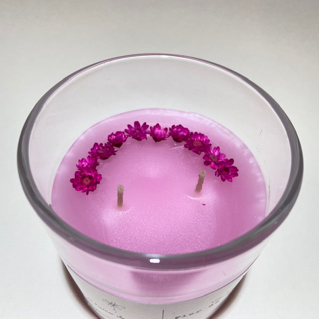 Scented Candle - Cherry Blossom - Flower Scent 