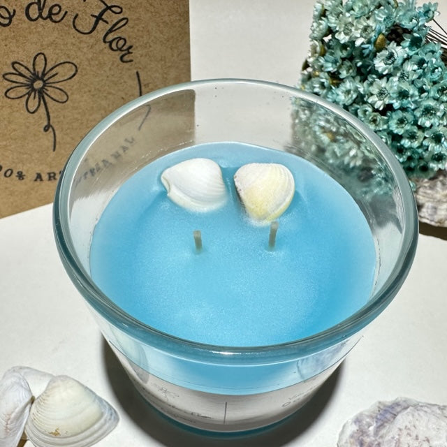 Scented Candle - Ocean - Flower Scent 