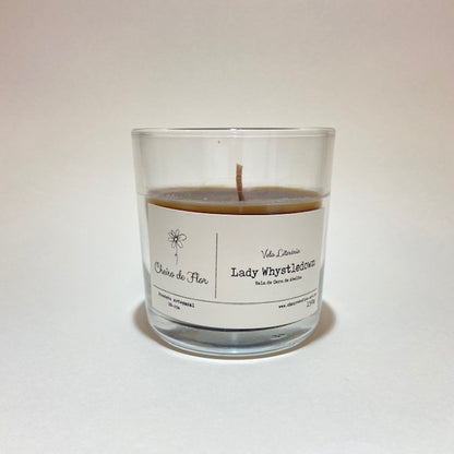 Beeswax Literary Scented Candle - Lady Whistledown - Flower Scent 