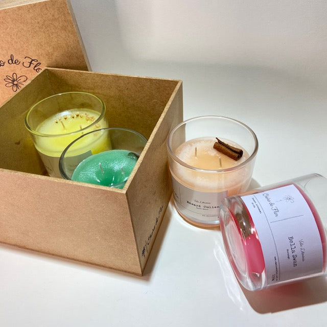 Kit de velas aromáticas literarias - Crepúsculo - Aroma a flores